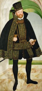 Alemán: Elector Augusto de Sajonia (1526-1586) Augustus, Elector of Saxony (1526-1586) de Lucas Cranach the Younger