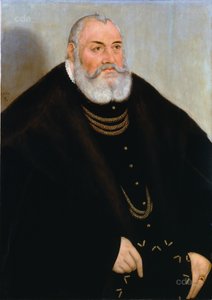 Retrato de Jorge el Piadoso de Brandeburgo-Ansbach de Lucas Cranach the Younger