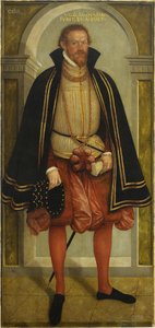 Retrato del príncipe Joaquín Ernesto de Anhalt (1536 - 1586) de Lucas Cranach the Younger