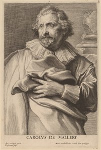Karel de Mallery de Lucas Emil Vorsterman after Sir Anthony van Dyck