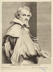 Orazio Gentileschi de Lucas Emil Vorsterman after Sir Anthony van Dyck