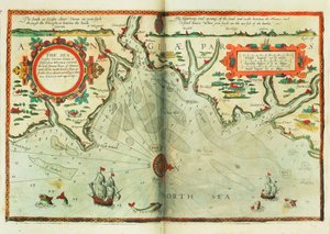 Las costas marítimas entre Dover y Orfordness, donde se encuentra el famoso río Támesis con todas sus arenas, riberas, llanuras y colinas, según su situación y aspecto. de Lucas Janszoon Waghenaer