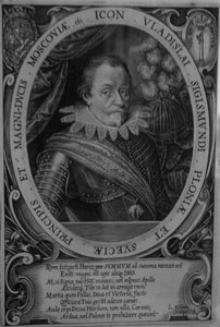 Rey Wladyslaw IV Vasa de Polonia 1595-1648, Zar de Rusia, antes de 1632 de Lucas Kilian