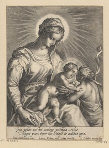 María con el Niño y Juan el Bautista de Lucas Kilian
