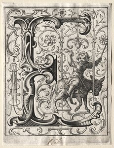 Nuevo folleto ABC: E, 1627 de Lucas Kilian