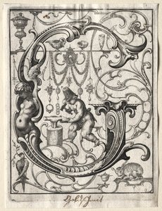 Nuevo folleto ABC: G, 1627 de Lucas Kilian