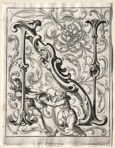 Nuevo folleto ABC: N, 1627 de Lucas Kilian
