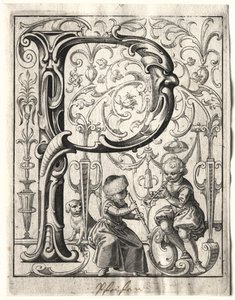 Nuevo folleto ABC: P, 1627 de Lucas Kilian