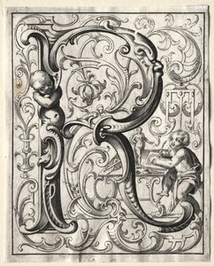 Nuevo folleto ABC: R, 1627 de Lucas Kilian