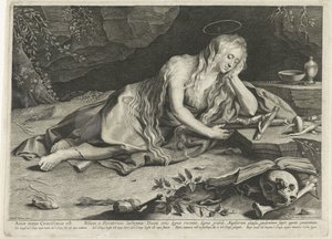 Penitente María Magdalena en una cueva de Lucas Vorsterman (I)