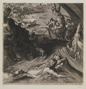 La batalla contra las amazonas de Lucas Vorsterman