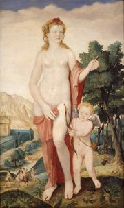 Venus y Amor de Lucas de Heere