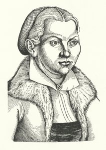 Katharina von Bora, esposa del reformador protestante alemán Martín Lutero