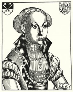 Sybille de Cleves, consorte de Juan Federico I, Elector de Sajonia de Lucas the Elder (after) Cranach