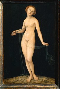 Austria, Viena, Imagen pintada de Lucrecia de Lucas the Elder Cranach
