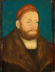 Margrave Casimir de Brandeburgo-Bayreuth (1481-1527) de Lucas the Elder Cranach