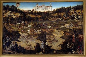 Caza en honor de Carlos V en el Castillo de Torgau (Alemania)
