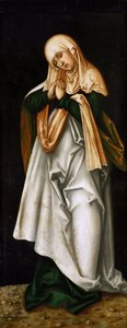 La caída del hombre: La Virgen como madre de dolores de Lucas the Elder Cranach