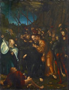 El arresto de Cristo de Lucas the Elder Cranach