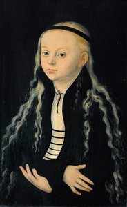 Magdalena Lutero, hija del reformador Martín Lutero ... de Lucas the Elder Cranach