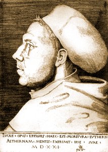 Martín Lutero como monje