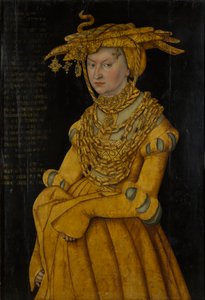 Retrato de Catalina de Mecklemburgo, duquesa consorte de Sajonia (1487-1561)
