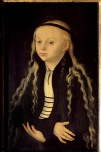 Retrato de Magdalena Luther (1529-1542) hija de Martin Luther
