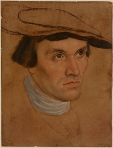 Retrato de hombre, c.1530 (óleo sobre papel) de Lucas the Elder Cranach
