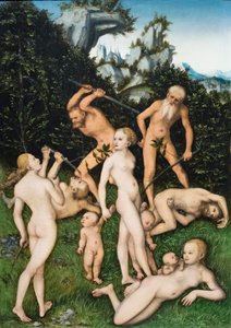 Pueblos primitivos de Lucas the Elder Cranach