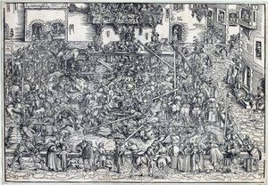 Torneo de Lucas the Elder Cranach