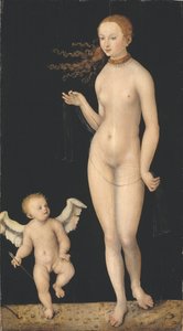 Venus y Cupido de Lucas the Elder Cranach
