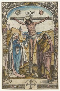 Cristo en la cruz de Lucas van Leyden (attributed to)