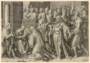 Adoración de los Magos de Lucas van Leyden