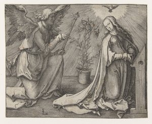 Anunciación de Lucas van Leyden