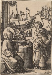 Cristo y la mujer de Samaria de Lucas van Leyden