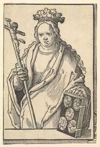 Ecclesia Christi Faith, de la serie de Sibilas, ca. 1530 de Lucas van Leyden