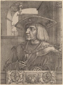 Emperador Maximiliano I de Lucas van Leyden