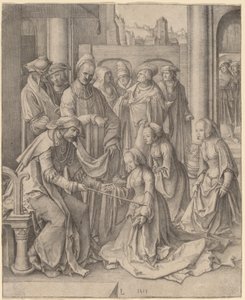 Ester ante Asuero de Lucas van Leyden