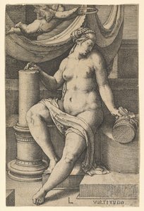 Fortaleza, de la serie Las siete virtudes de Lucas van Leyden