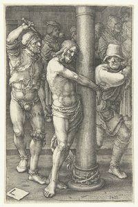 Azote de Cristo La pequeña pasión (título de la serie) de Lucas van Leyden