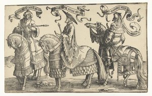Reyes Acaz, Ezequías y Manasés Los doce reyes de Israel (título de la serie) de Lucas van Leyden