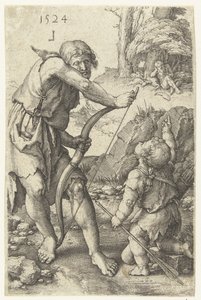 Lamec y Caín de Lucas van Leyden