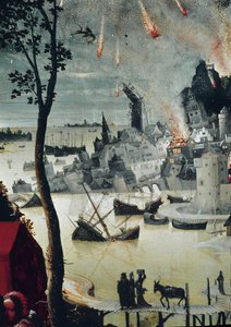 Lot y sus hijas (detalle) de Lucas van Leyden