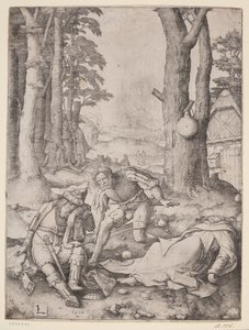 Mahoma y el monje Sergio de Lucas van Leyden