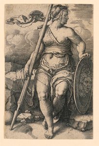 Palas Atenea (Minerva) de Lucas van Leyden