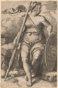 Palas Atenea de Lucas van Leyden
