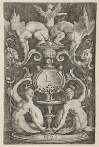 Panel de ornamento, 1528 de Lucas van Leyden