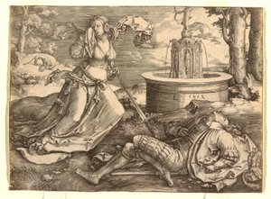 Píramo y Tisbe de Lucas van Leyden