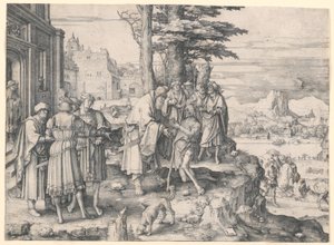 El regreso del hijo pródigo de Lucas van Leyden