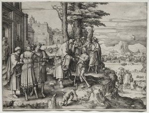El regreso del hijo pródigo, c. 1510 de Lucas van Leyden